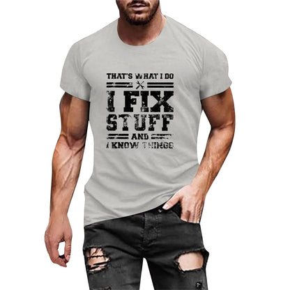 Camisetas de manga corta para hombre, verano 2024, tallas grandes, deportivas, fitness, estampado de letras, playeras para hombres, ropa de calle con cuello redondo para hombre