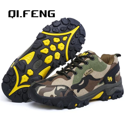 Zapatos Casual para Hombre QIFENG 2025| Zapatillas de Verano Impermeables de Camuflaje para Exteriores | Envíos Gratis En **FLIPISHOP.COM**