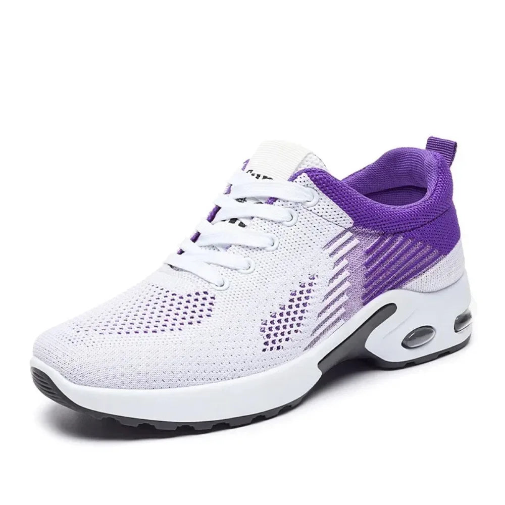 Zapatillas para correr para mujer, zapatillas transpirables de verano-2024-zapatillas deportivas ligeras con amortiguación de aire para mujer.