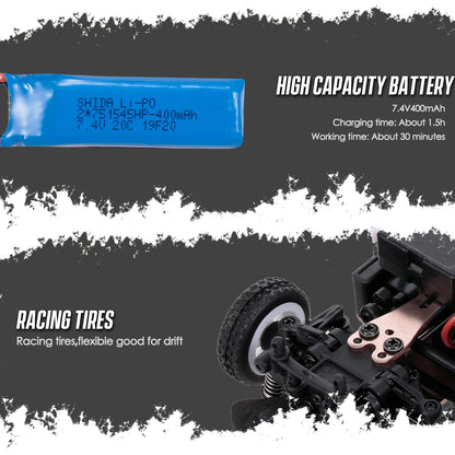 Coche Drifting PRO, WLtoys K989 RC Racing Drift Car 1:28 4WD Drive Off-Road 2.4G Alta Velocidad 30Km/H Alloy RC Car 1/28 Drift Rally Vehicle Juguetes, Envío 0.00 $.