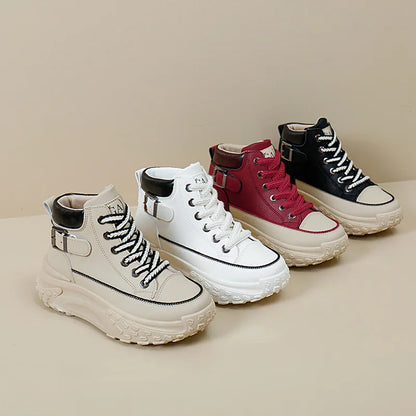 Botas Altas para Mujer | Zapatillas de Plataforma con Cordones, Antideslizantes y Versátiles | Envío Gratis en **FLIPISHOP.COM**