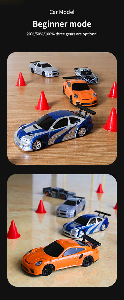 Coche Mini Coches de Carreras 2.4G Radio Control Drift Car 4WD Todoterreno Vehículo de Motor de Alta Velocidad Modelo Juguetes para Niños Mini Regalos