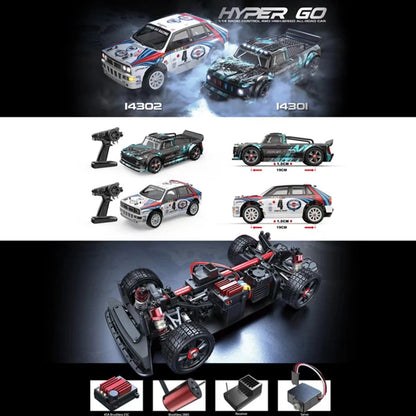 Coche RC sin escobillas 2.4G 1/14 Control remoto 4WD Todoterreno de alta velocidad ESC Vehículo de deriva JuguetesSudadera con capucha gráfica de manga larga con bolsillo canguro.3D, Envío 0.00 $.