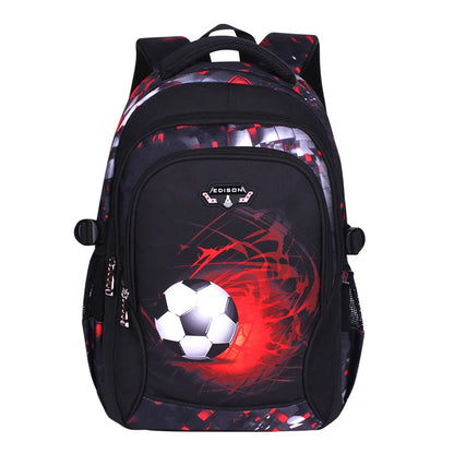 Mochila Escolar Fútbol Niño Anime Mochila Bolsa de Viaje Soccers Mochilas Escolares para Adolescentes Niños Mochila Escolar Infantil Menino