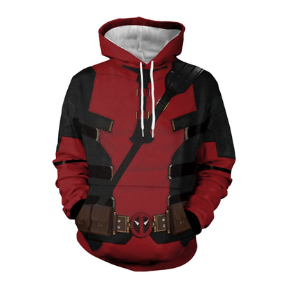 Sudadera con Capucha de Deadpool para Cosplay | Disfraz de Wolverine y James Howlett | Envío Gratis en **FLIPISHOP.COM**