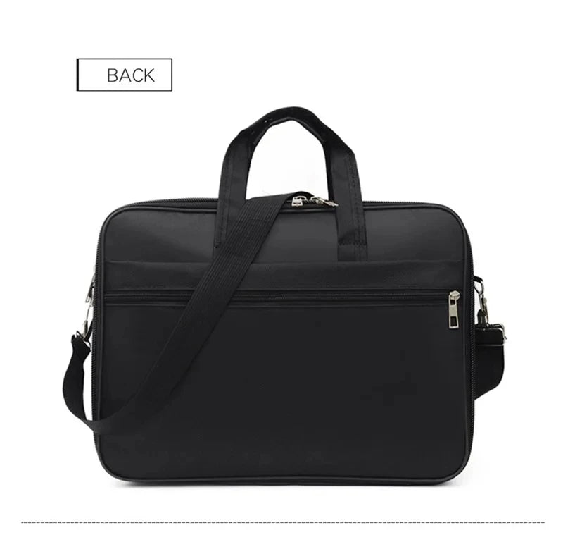 Maletín para hombre de gran capacidad Bolsa multifunción para portátil Oficina Bolso de mensajero de hombro masculino Bolso de mano de negocios