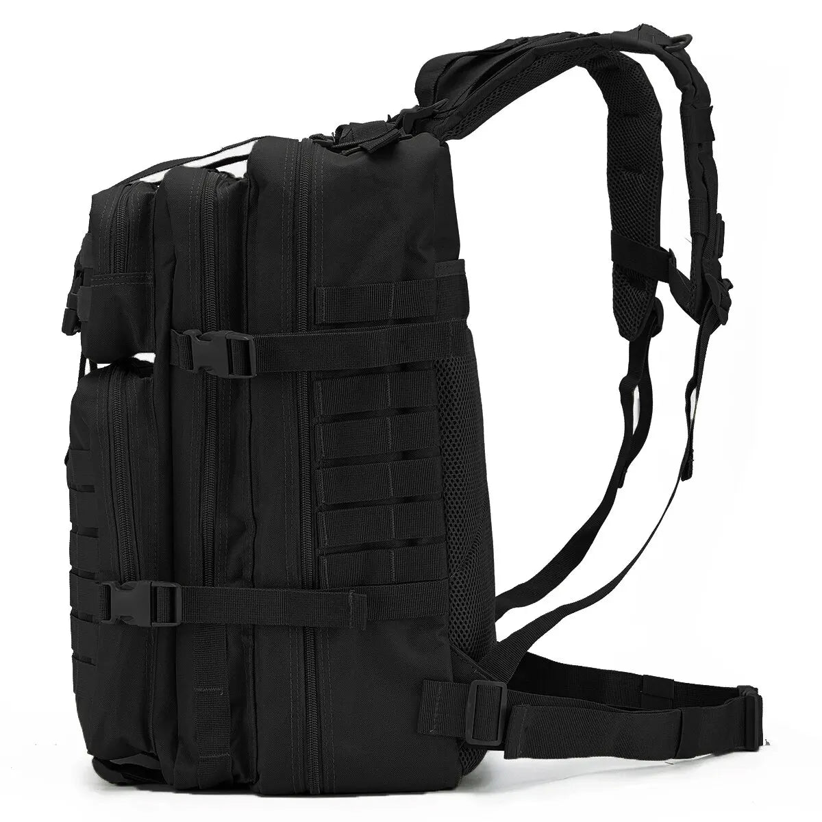 Mochilas tácticas para hombre QT&QY de 50 l, bolsas de viaje de supervivencia, mochila de asalto 3P para exteriores, mochila EDC Molle para senderismo, bolsa de caza.