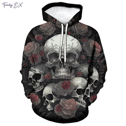 Sudadera con Capucha de Calavera 3D para Hombre | Moda Urbana **FLIPI FULL 3D** 2025 | Envío Gratis en **FLIPISHOP.COM**