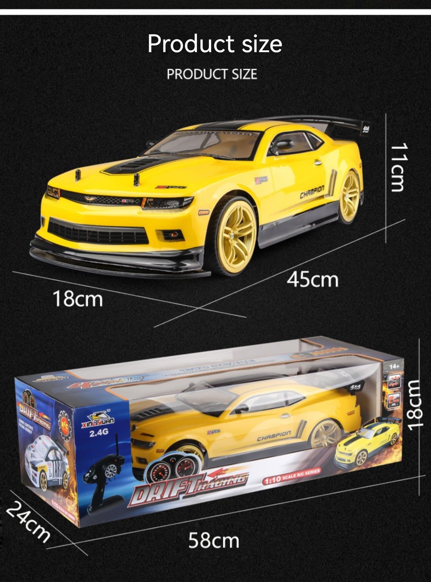 Coche Drifting Wheels Anticolisión Off-road Racing Rc Cars Off Road 4×4 Juguetes Rc Drift Car Gran VelocidadSudadera con capucha gráfica de manga larga con bolsillo canguro.3D, Envío 0.00 $.