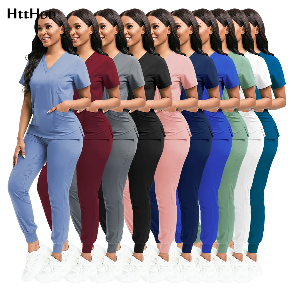 Conjunto de Uniformes Médicos para Mujeres | Uniforme Unisex para Belleza, SPA y Veterinaria | Envío Gratis en **FLIPISHOP.COM**