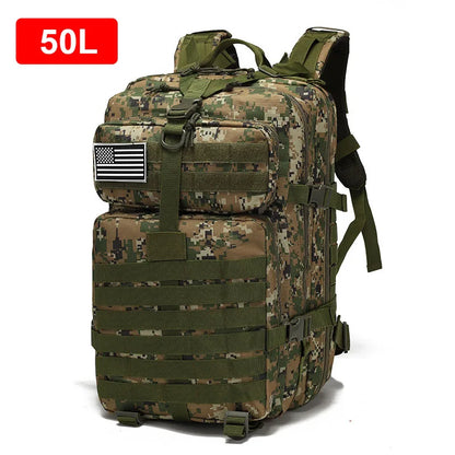 Mochila militar para exteriores de 30 l/50 l, MOLLE, para mujeres y hombres, para senderismo al aire libre, nueva mochila táctica portátil MOLLE 3P, para viajesSudadera con capucha gráfica de manga larga con bolsillo canguro.3D, Envío 0.00 $.