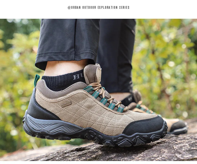 Zapatos de senderismo de lujo para hombre zapatillas de tracking de diseño de lujo de escalada en invierno para hombre zapatos de cuero para deportes al aire libre,Moda-2024., Envío 0.00 $.