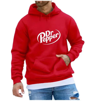 Sudadera - Moda - 2025 - con Capucha y Estampado | Dr Pepper para Hombre | Moda Casual Unisex | Envíos Gratis **FLIPISHOP.COM**