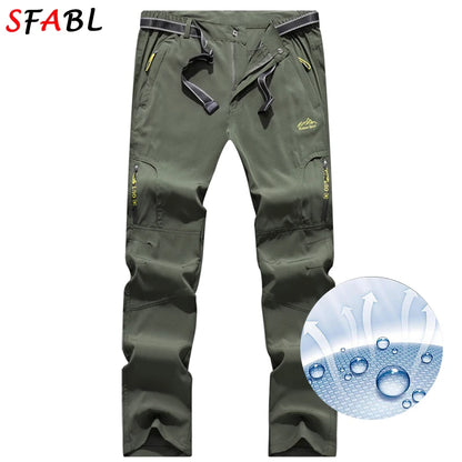 Pantalones de Senderismo para Hombre | L-5XL | Verano | Ligeros | Rápido Secado | Pesca | Jogging | Camping | Pantalones de Viaje con Bolsillos con Cremallera | ¡Envío Gratis en FLIPISHOP.COM!