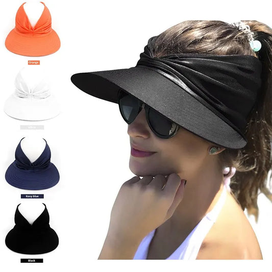 Gorra con visera solar, gorra de béisbol vacía, sombreros para el sol para damas con protección UV, sombreros para el sol de playa para niñas y mujeres, Envío 0.00 $.