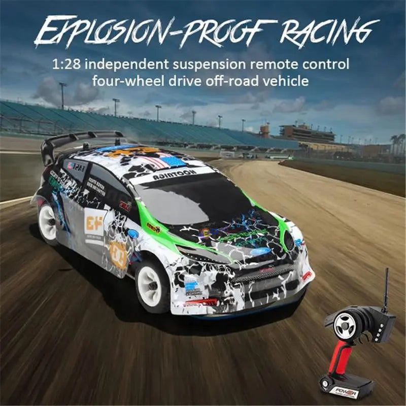 Coches Drifting PRO,WLtoys K989 1:28 4WD 2.4G Mini RC Racing Car High Speed Off-Road LED Remote Control Drift Toys Alloy Vehicle Children Kids Gift, Envío 0.00 $.