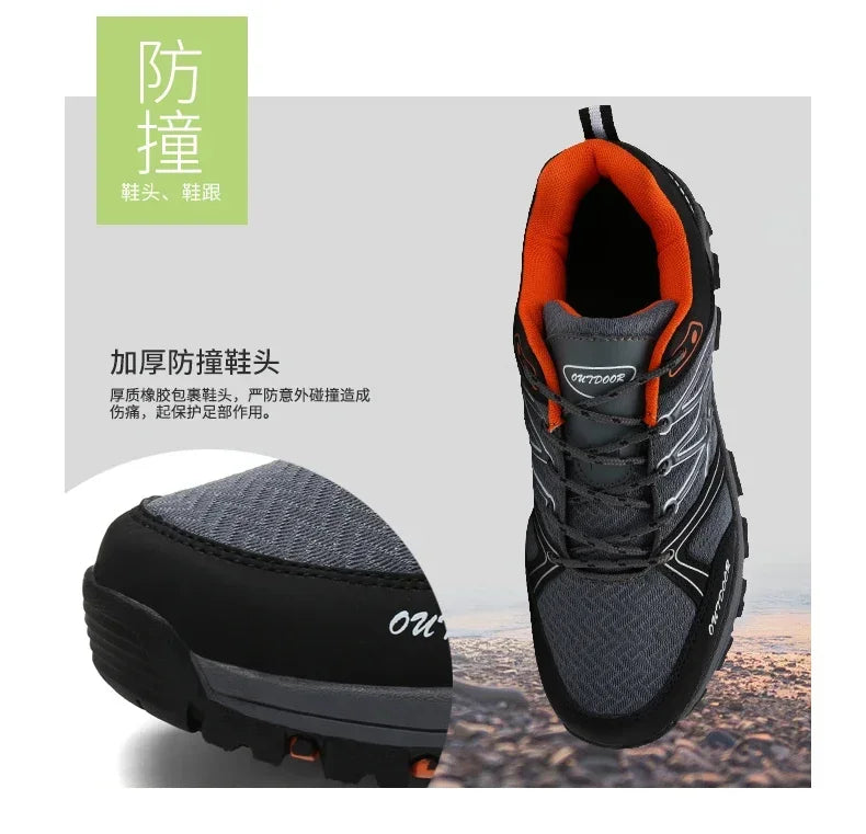 Zapatos de pesca y caza impermeables para exteriores, calzado deportivo para montar en montaña y todoterreno, calzado de senderismo para hombre, calzado de viaje transpirable de malla, Envío 0.00 $.