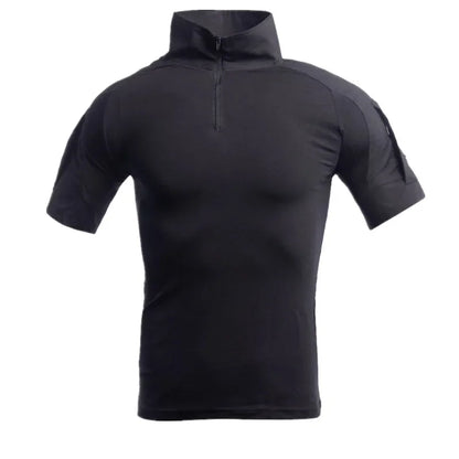 Camisetas tácticas para hombre, camisetas deportivas para exteriores, camisetas militares de secado rápido, camisa de manga corta, senderismo, caza, ropa de combate del ejército para hombre, transpirable