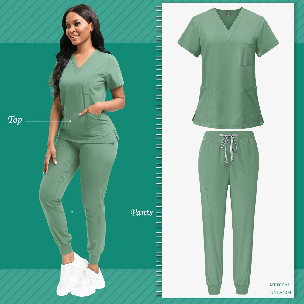 Conjunto de Uniformes Médicos para Mujeres | Uniforme Unisex para Belleza, SPA y Veterinaria | Envío Gratis en **FLIPISHOP.COM**