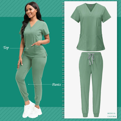 Conjunto de Uniformes Médicos para Mujeres | Uniforme Unisex para Belleza, SPA y Veterinaria | Envío Gratis en **FLIPISHOP.COM**