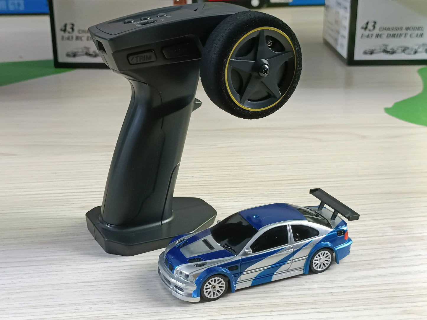 Coche de control remoto RC Drift de 2,4 G, 1/43, 4WD, de alta velocidad, tracción en las cuatro ruedas, minicoche de carreras controlado por radio, juguete de regalo para niño, Envío 0.00 $.