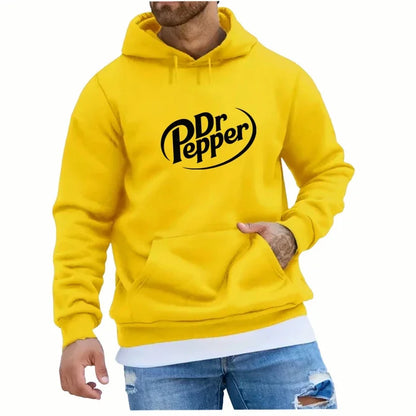 Sudadera - Moda - 2025 - con Capucha y Estampado | Dr Pepper para Hombre | Moda Casual Unisex | Envíos Gratis **FLIPISHOP.COM**