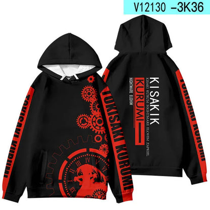 Sudadera con Capucha 3D de Date A Live | Inspirada en Tokisaki Kurumi | Ropà Moderna para - 2025  | Envío Gratis en **FLIPISHOP.COM**