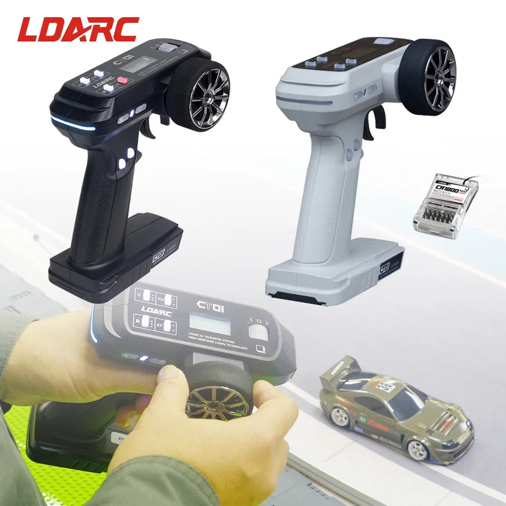 Coches Mini Drifting-LDARC CT01 2.4GHz 8-Channel Control Remoto Profesional Pantalla LCD en inglés y chino para barco de coche modelo RC, Envío 0.00 $.