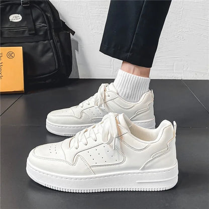 Zapatos Blancos para Hombre | Zapatillas de Malla y Cuero 2025 | Envío Gratis Todo el Año - FLIPISHOP.COM