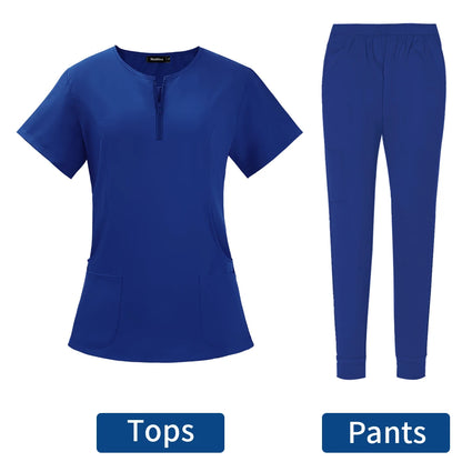 Conjunto de Uniformes Quirúrgicos para Mujeres | Traje de Enfermera y Ropa de Trabajo para Salón de Belleza | Envío Gratis en **FLIPISHOP.COM**