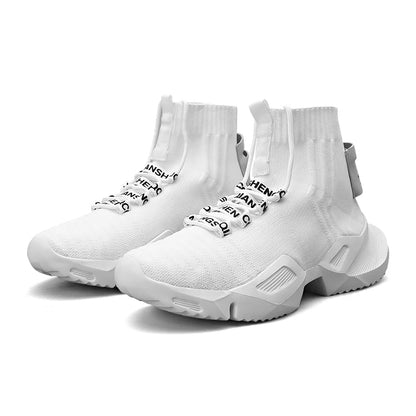 Botas Deportivas de Caña Alta MHMR para Hombre | Transpirables y Blancas | Tallas Grandes 39-47 | Envío Gratis en **FLIPISHOP.COM**