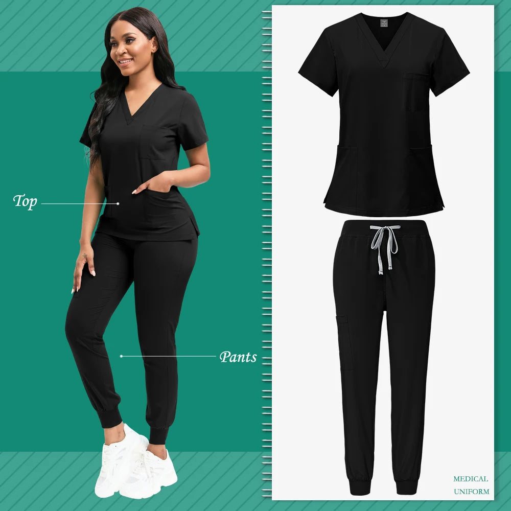 Conjunto de Uniformes Médicos para Mujeres | Uniforme Unisex para Belleza, SPA y Veterinaria | Envío Gratis en **FLIPISHOP.COM**