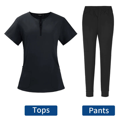 Conjunto de Uniformes Quirúrgicos para Mujeres | Traje de Enfermera y Ropa de Trabajo para Salón de Belleza | Envío Gratis en **FLIPISHOP.COM**