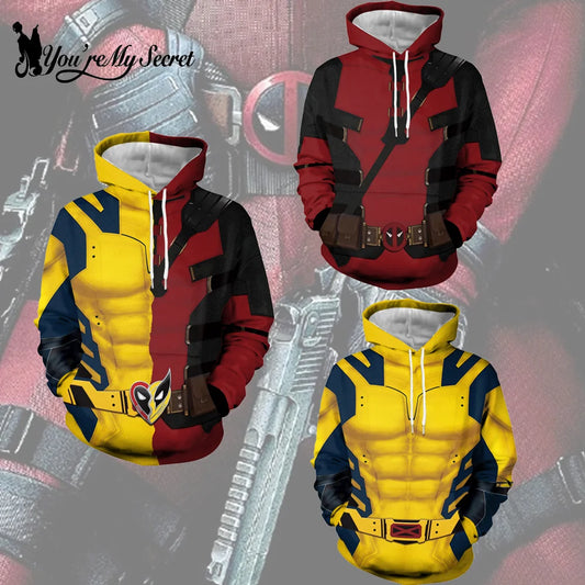 Sudadera con Capucha de Deadpool para Cosplay | Disfraz de Wolverine y James Howlett | Envío Gratis en **FLIPISHOP.COM**