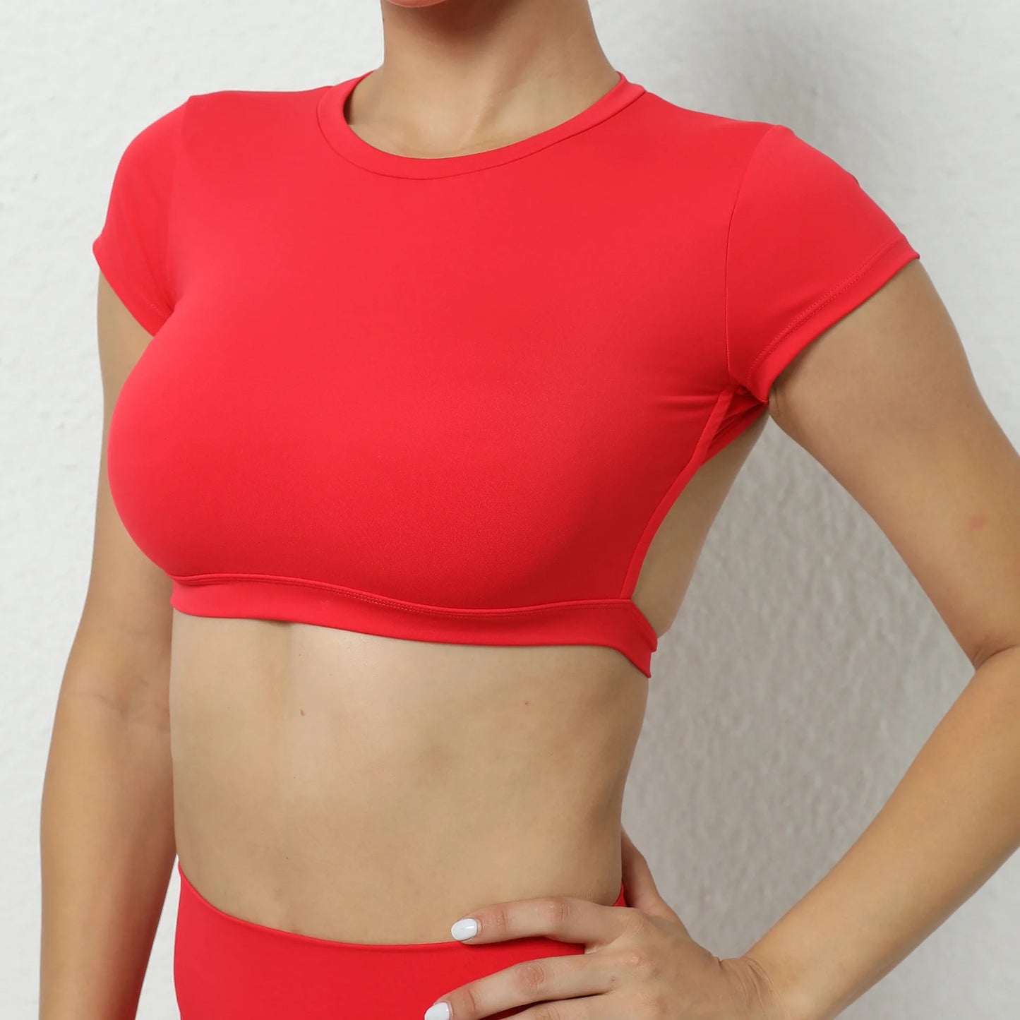 Camisetas deportivas Hearuisavy, ropa deportiva transpirable para entrenamiento, ropa de fitness sin espalda, ropa de yoga, almohadillas para el pecho, tops deportivos cortos, top de gimnasio para mujer