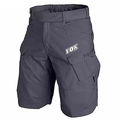 Pantalones cortos tácticos impermeables para hombre, pantalones cortos cargo para exteriores, ligeros, de secado rápido, transpirables, para senderismo, pesca, pantalones cortos cargo de gran tamaño 6XL