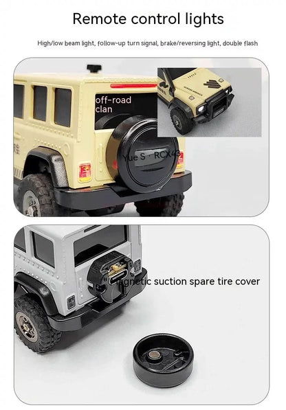 Coche RC 1:43 Ldarc X43 | Mini Vehículo de Escalada RTR 4WD | Envío Gratis en **FLIPISHOP.COM**