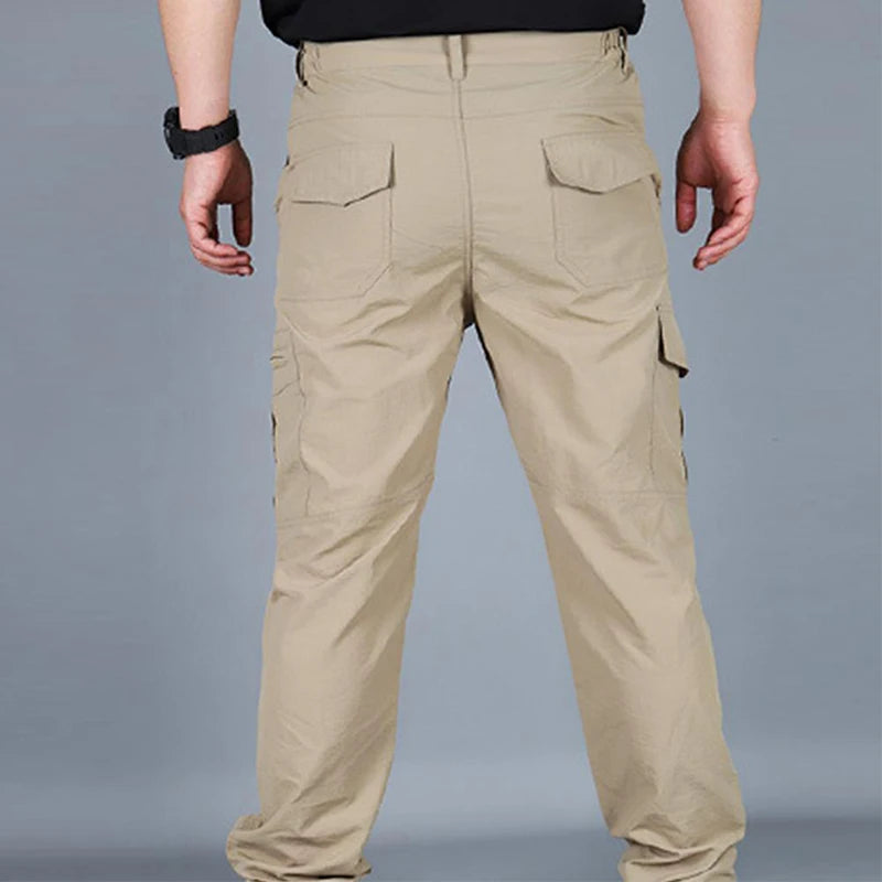 Pantalones Rápido Secado|Hombre| Ropa de Montaña Deportiva| Impermeables, de Gran Tamaño, Multi-bolsillos| Envío Gratis en FLIPISHOP.COM