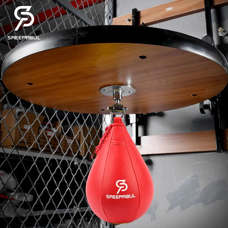 Saco de Boxeo de PU con Forma de Pera | Pelota de Velocidad para Entrenamiento de Muay Thai y Boxeo | Envío Gratis en **FLIPISHOP.COM**