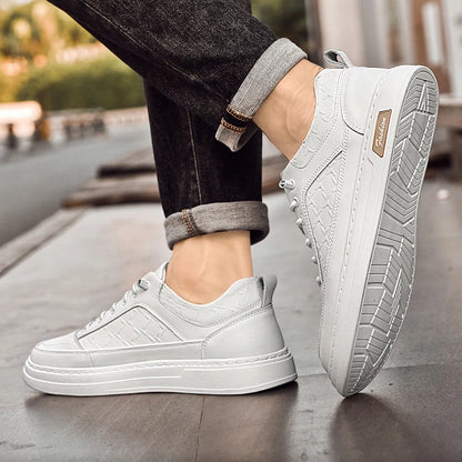 Zapatillas Blancas Casual para Hombre | Sneakers Suela Suave y Tendencia 2025| Envío Gratis Todo el Año - FLIPISHOP.COM