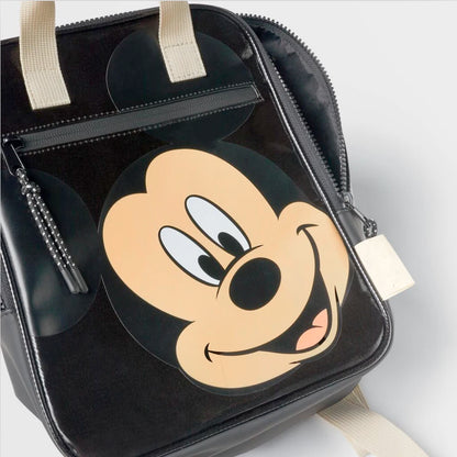 Mochila de Mujer Nueva Moda Mochilas Escolares para Niños Niñas Dibujos Animados Mickey Negro Bolsa para Computadora Portátil Bolsas para Niños