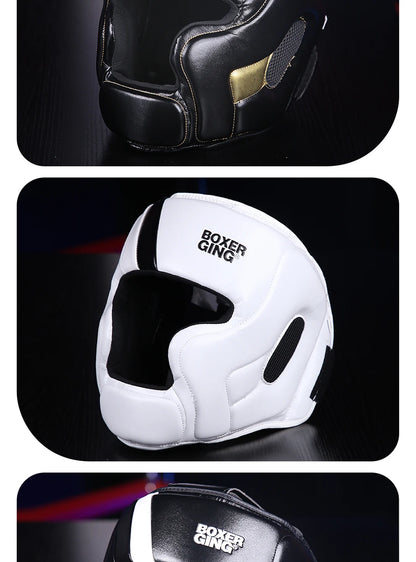 Casco de Kickboxing GINGPAI SPORT | Protector de Cabeza Unisex para Karate, MMA y Entrenamiento | Envío Gratis en **FLIPISHOP.COM**