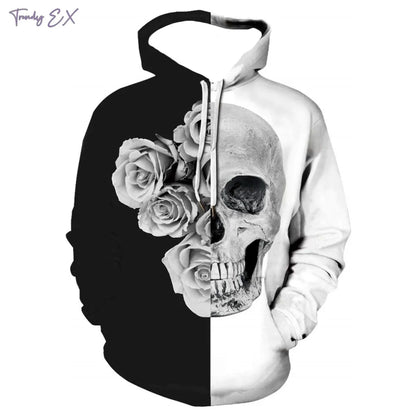 Sudadera con Capucha de Calavera 3D para Hombre | Moda Urbana **FLIPI FULL 3D** 2025 | Envío Gratis en **FLIPISHOP.COM**