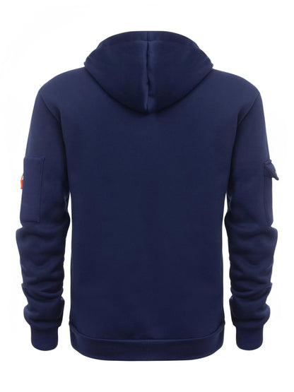 Sudadera con capucha de moda para otoño e invierno, abrigo holgado para hombre 2024, Envío 0.00 $.