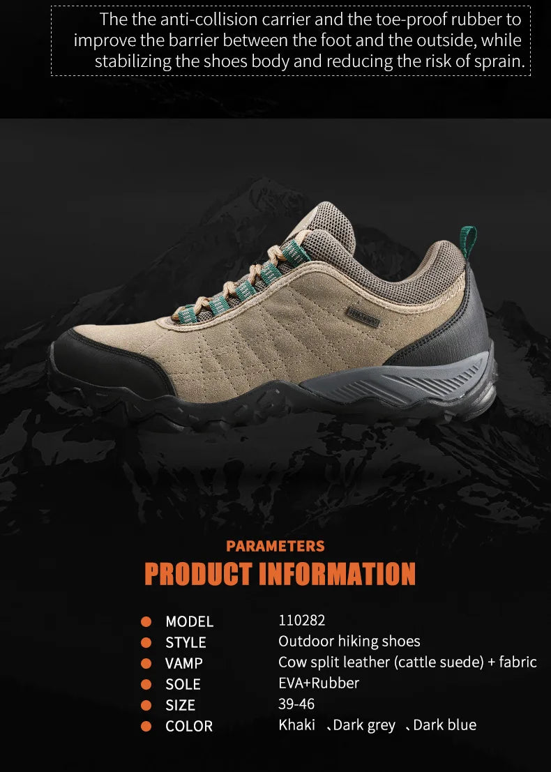 Zapatos de senderismo de lujo para hombre zapatillas de tracking de diseño de lujo de escalada en invierno para hombre zapatos de cuero para deportes al aire libre,Moda-2024., Envío 0.00 $.