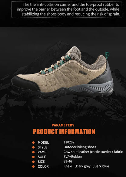 Zapatos de senderismo de lujo para hombre zapatillas de tracking de diseño de lujo de escalada en invierno para hombre zapatos de cuero para deportes al aire libre,Moda-2024., Envío 0.00 $.