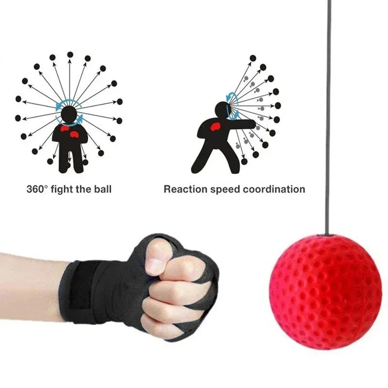 Pelota de Boxeo Montada en la Cabeza | Entrenamiento de Velocidad y Reflejos | Equipo de Boxeo para Ejercicio en Casa | Envío Gratis en **FLIPISHOP.COM**