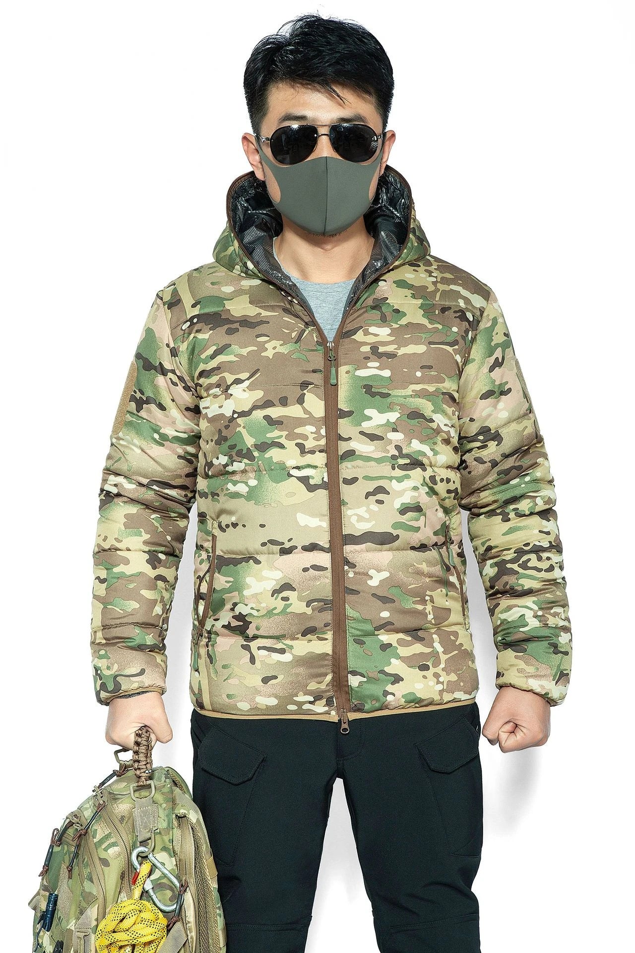 Chaqueta Resistente al Desgaste para Hombre | Abrigo de Caza Camuflaje Táctico Militar | Sin Gastos De Envío | **FLIPISHOP.COM**