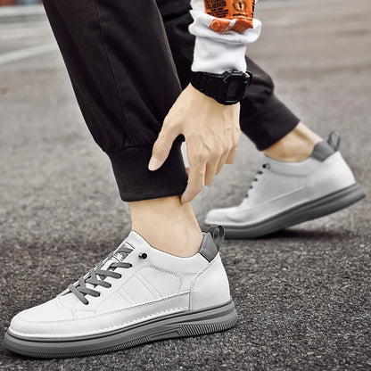 Zapatos Elevadores Casuales para Hombre | Aumento de Altura 6CM | Zapatillas Blancas y Negras con Envío Gratis Todo el Año - FLIPISHOP.COM