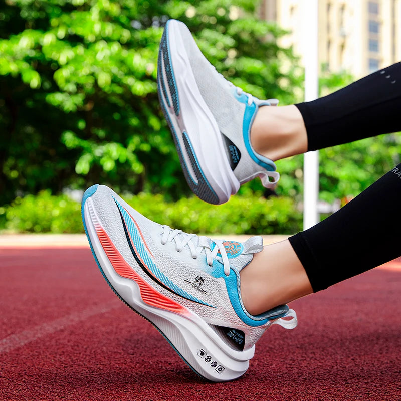 Zapatillas de deporte para hombre para caminar, informales, ligeras, para gimnasio, viajes, entrenamiento, antideslizantes, de malla, transpirables, para tenis deportivos